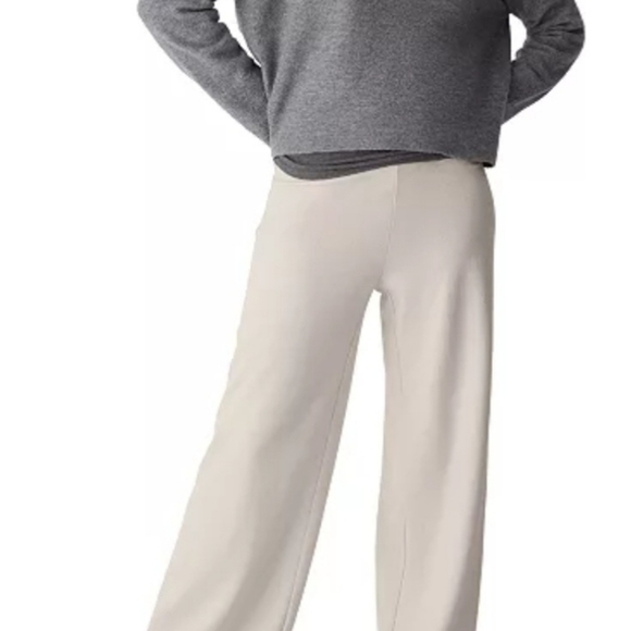 100% Wool Eileen Fisher Soft Gray Pants - Picture 1 of 11